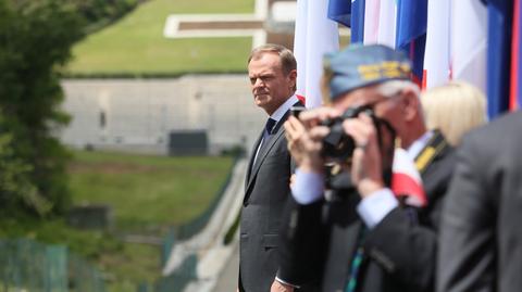 W sobotnich uroczystościach na Monte Cassino brał udział premier Donald Tusk 