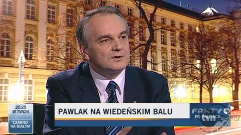 Waldemar Pawlak o balu/TVN24