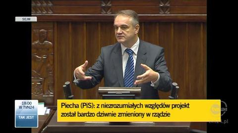 Waldemar Pawlak tłumaczy decyzję rządu (TVN24)