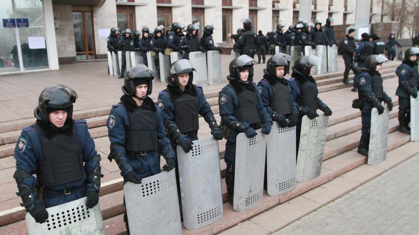 Walki o siedzibę władz w Doniecku 