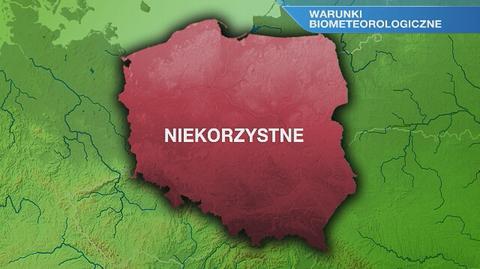 Warunki biometeo w poniedziałek 6