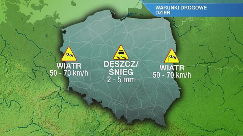 Warunki drogowe w sobotę 04
