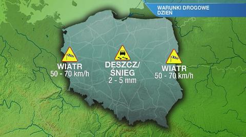 Warunki drogowe w sobotę 04