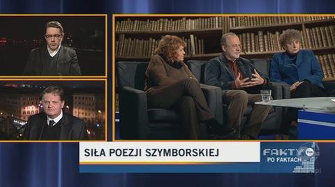 Według Nyczka Szymborska w swoich wierszach wyróżniała się zdolnością opowiadania (TVN24)