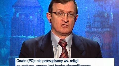 Według Tadeusza Cymańskiego wszyscy powinni wiedzieć coś o religii. Nawet niewierzący.