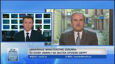 Wiceminister zdrowia Adam Frontczak:  W Polsce nie zwiększyła się liczba chorych, analizujemy pomoc dla Ukrainy