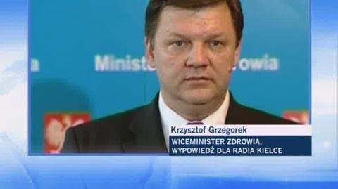 Wiceminister zdrowia Krzysztof Grzegorek dla Radia Kielce