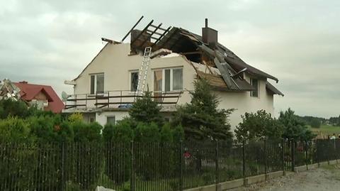 Wichura zerwała kilkadziesiąt dachów na Podkarpaciu i w Małopolsce