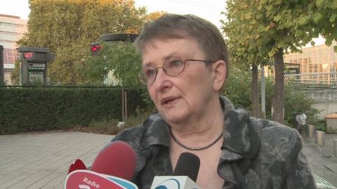 Witomiła Wołk-Jezierska, córka oficera zabitego w Katyniu (TVN24)