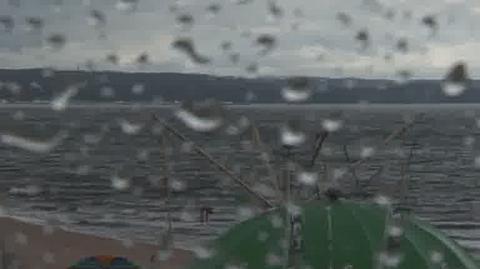 Władysławowo w deszczu