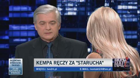 Włodzimierz Cimoszewicz o poręczeniu Kempy (TVN24)