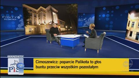 Włodzimierz Cimoszewicz o Ruchu Palikota (TVN24)