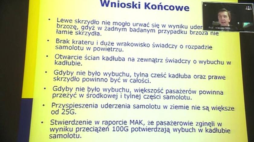 Wnioski prof. Wiesława Biniendy