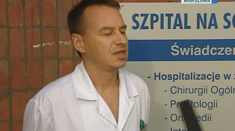 Wojciech Strzyżewski ze szpitala na Solcu