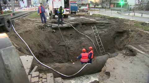 Wrocław stoi w korku po awarii wodociągu