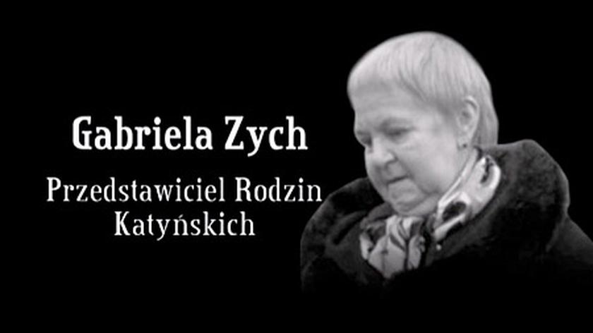 Wspomnienie Gabrieli Zych, działaczki Rodzin Katyńskich w Kaliczu (TVN24, 14.04.2010)