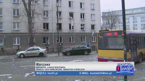 Wybuch w Kamienicy w Warszawie