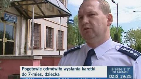 "Wysłaliśmy radiowóz po telefonie przestraszonej babci"