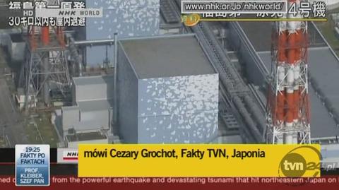Wysłannik Faktów TVN, Cezary Grochot, opisuje sytuację w Japonii