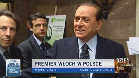  Wysłuchaj całego wywiadu z Silvio Berlusconim/ TVN24