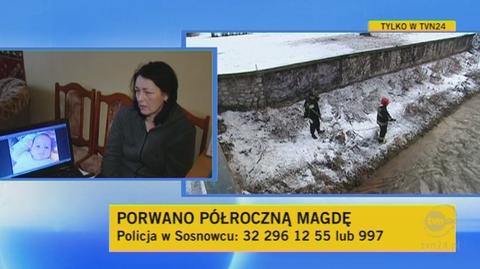 Z babcią Magdy rozmawia reporter programu Blisko Ludzi. Więcej o 16:45 w TTV w programie Bilsko Ludzi.