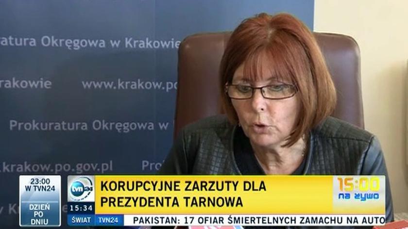 Zarzuty wobec byłego prezydenta Tarnowa (wideo archiwalne)