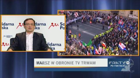 Zbigniew Ziobro o marszu (TVN24)