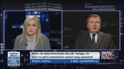 Zdaniem Millera raportu komisji nie należy zmieniać (TVN24)