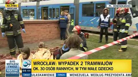 Zderzenie tramwajów we Wrocławiu
