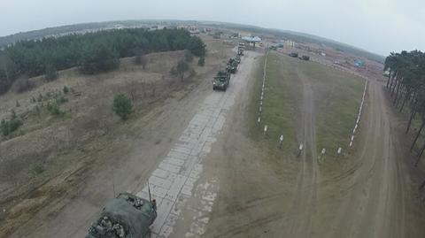 Zdjęcia z drona. Amerykańscy żołnierze opuszczają poligon w Drawsku Pomorskim 