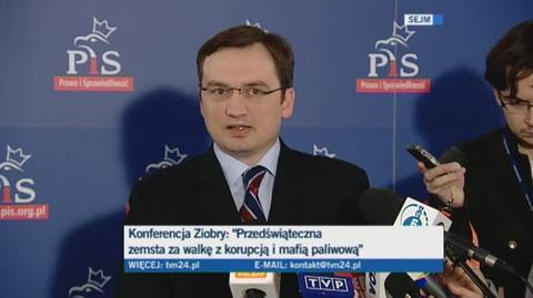 Ziobro spokojny o finał/TVN24