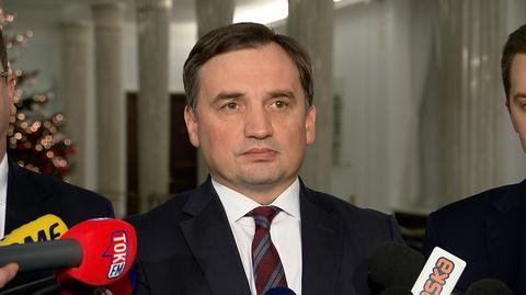 Ziobro: ta ustawa jest reakcją na próbę odłożenia ładunku pod filary polskiego sądownictwa