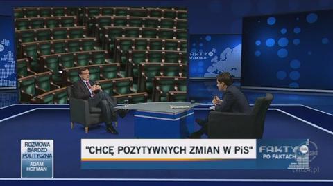 Ziobro zapewnia, że pragnie demokratyzacji PiS (TVN24)
