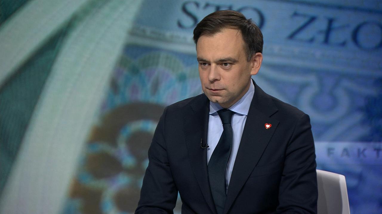 Minister finansów Andrzej Domański: prezydent tutaj popisuje się swoistą hipokryzją