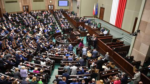 Sejmowa debata nad prezydencką nowelizacją lex Tusk