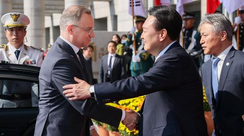 Andrzej Duda i Yoon Suk-yeol
