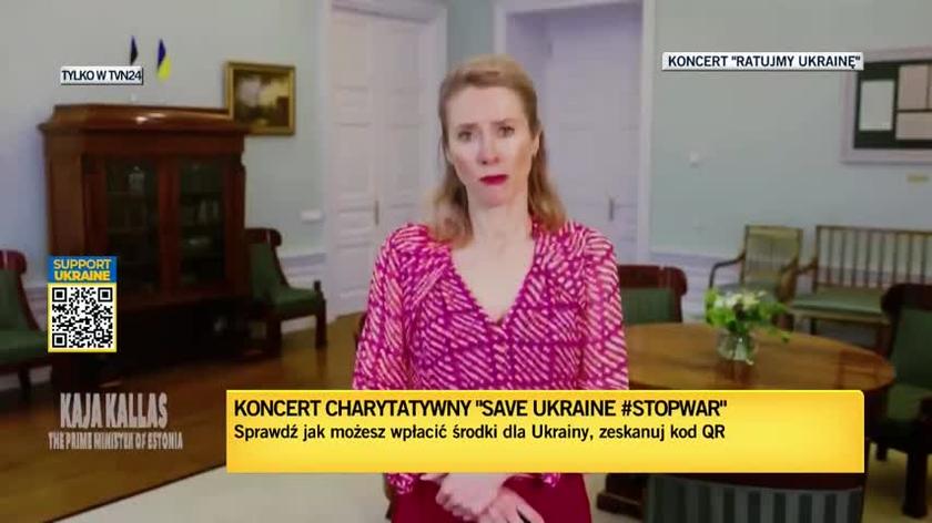 Przemówienia przewódców odtworzone na charytatywnym koncercie "Ratujmy Ukrainę"
