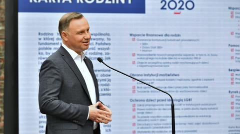 Duda podpisał "kartę rodziny"