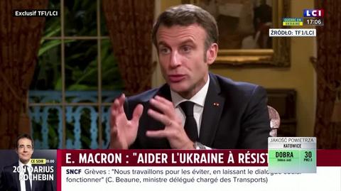 Macron: Zachód powinien rozważyć gwarancje bezpieczeństwa dla Rosji