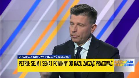 Petru: moje aspiracje muszę schować do kieszonki