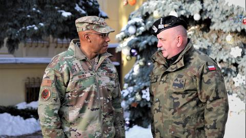 Charles Q. Brown i Jarosław Mika