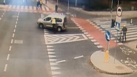 Potrącił policjanta