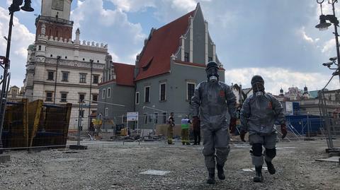 Poznań. Tajemniczy gaz na Starym Rynku. Trwa akcja straży pożarnej