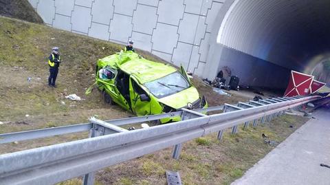 Chociszewo: Wypadek busa na autostradzie A2. Nie żyje kobieta