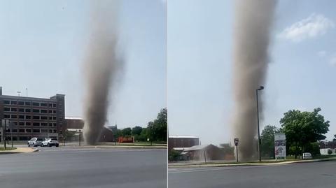 Myślał, że zobaczył małe tornado. Tak naprawdę to diabełek pyłowy