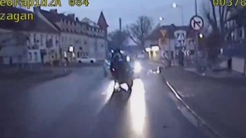 Motocyklista uciekał przed policją. Był pod wpływem narkotyków (materiał  z 30.03.2023)