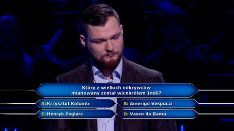 "Milionerzy". Który z wielkich odkrywców mianowany został wicekrólem Indii?