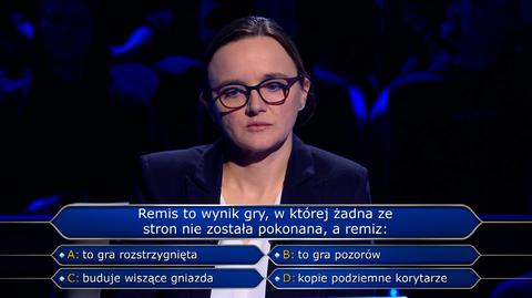 Czym jest remiz? Pytanie w "Milionerach" za 10 tysięcy złotych