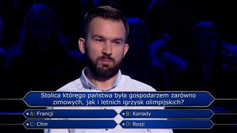 Która stolica była gospodarzem zarówno letnich, jak i zimowych igrzysk olimpijskich? Pytanie w "Milionerach"