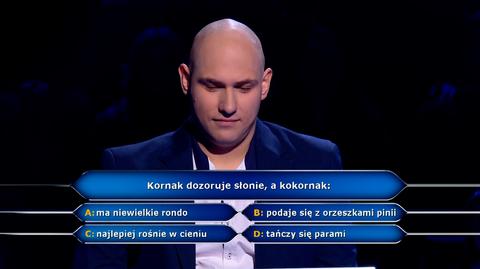 Kokornak w pytaniu za 250 tysięcy złotych w "Milionerach"
